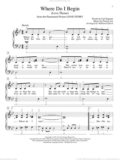 Where Do I Begin (Love Theme)