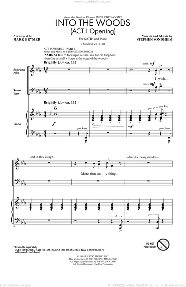 Into The Woods (Act I Opening) - Part I