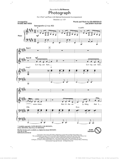 Photograph (arr. Mark Brymer)