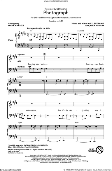 Photograph (arr. Mark Brymer)