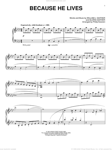 Because He Lives (arr. Phillip Keveren)