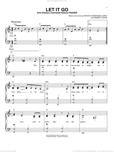 Let It Go (from Frozen)