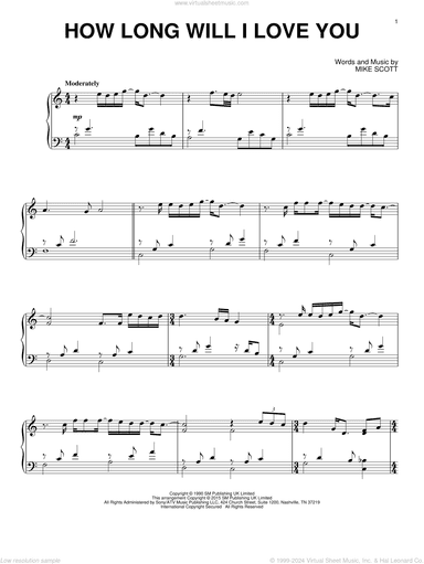 How Long Will I Love You, (intermediate)