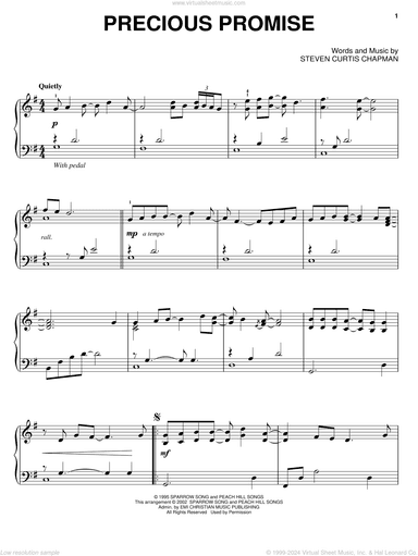 Precious Promise, (intermediate)