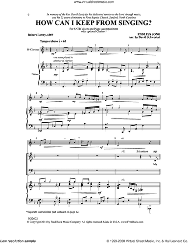 How Can I Keep from Singing?