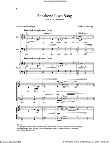 Shoshone Love Song