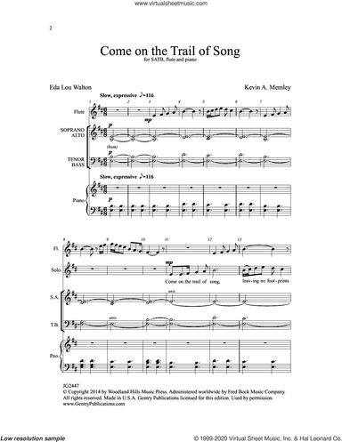 Come on the Trail of Song