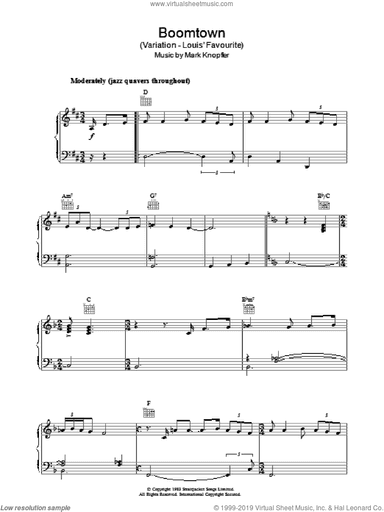 Boomtown (Variation - Louis' Favourite) (from Local Hero)