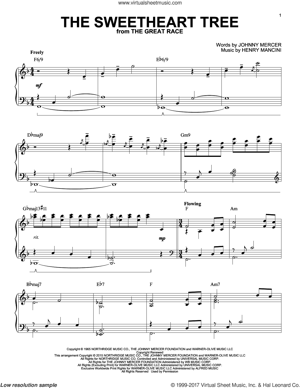 The Sweetheart Tree [Jazz version] (arr. Brent Edstrom)