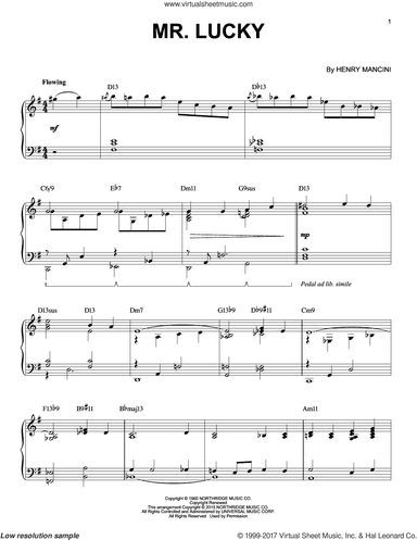 Mr. Lucky [Jazz version] (arr. Brent Edstrom)
