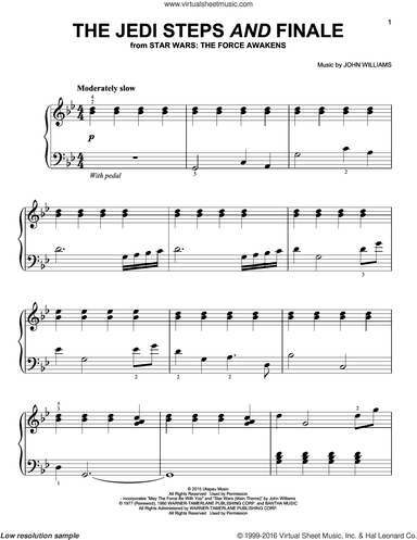 The Jedi Steps And Finale, (easy)