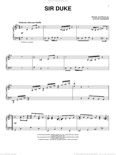 Sir Duke [Jazz version]