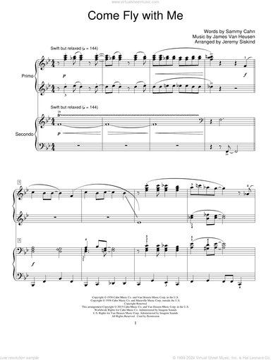 Come Fly With Me (arr. Jeremy Siskind)
