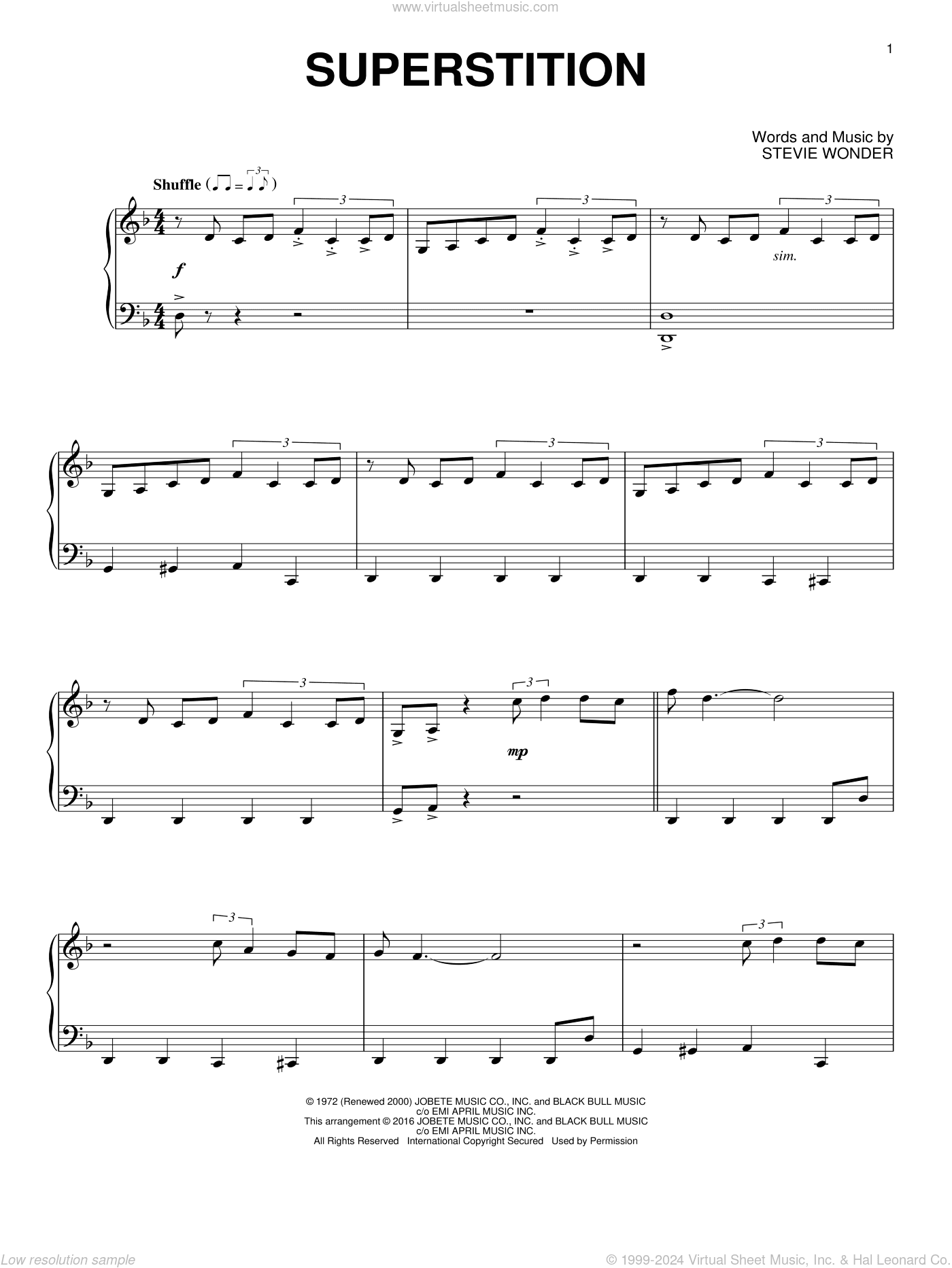 Superstition [Jazz version]