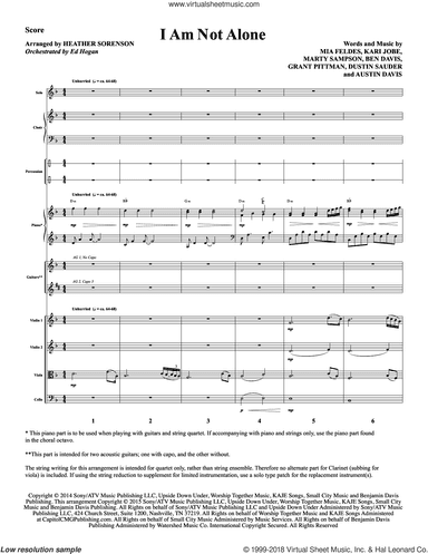 I Am Not Alone (arr. Heather Sorenson) (COMPLETE)