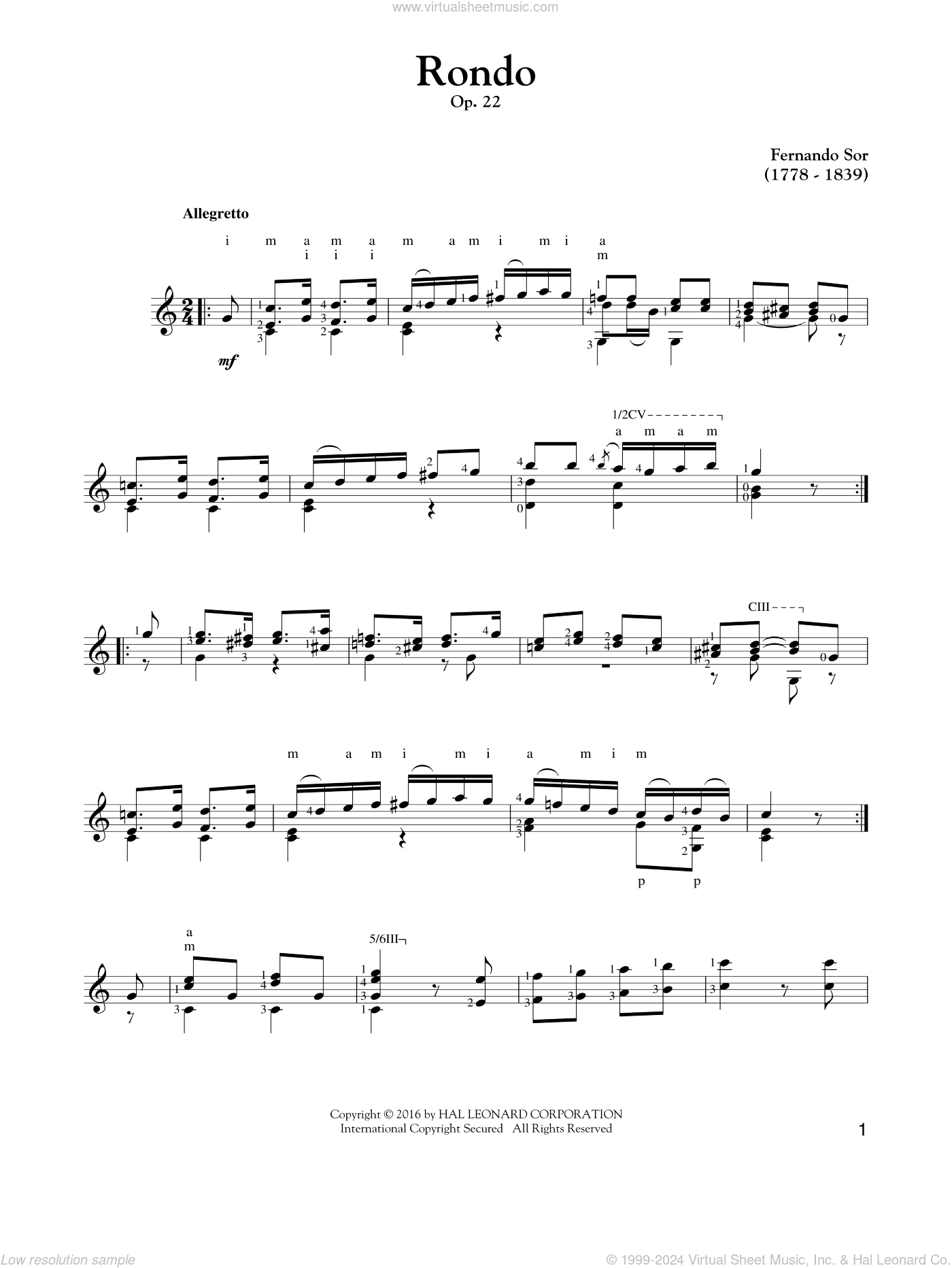 Rondo, Op. 22