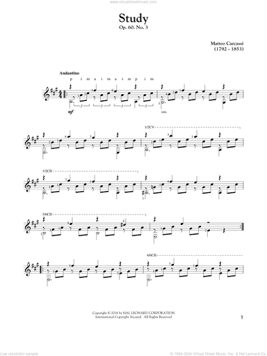 Study, Op. 60, No. 3