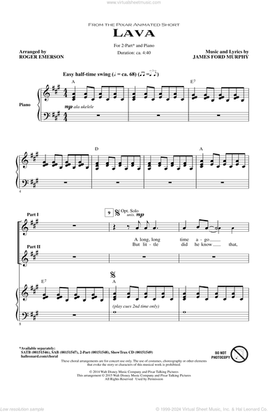 Lava (from Lava) (arr. Roger Emerson)