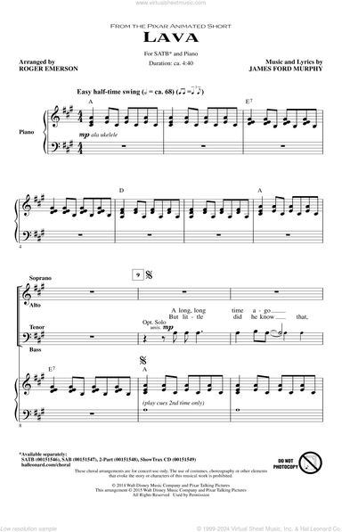 Lava (from Lava) (arr. Roger Emerson)