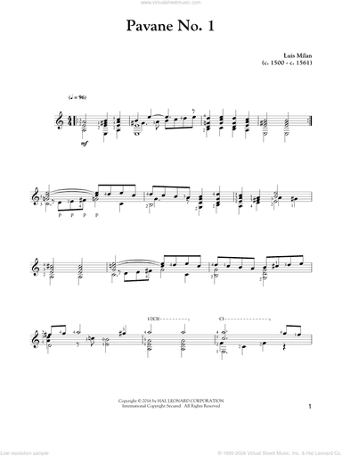 Pavane No. 1