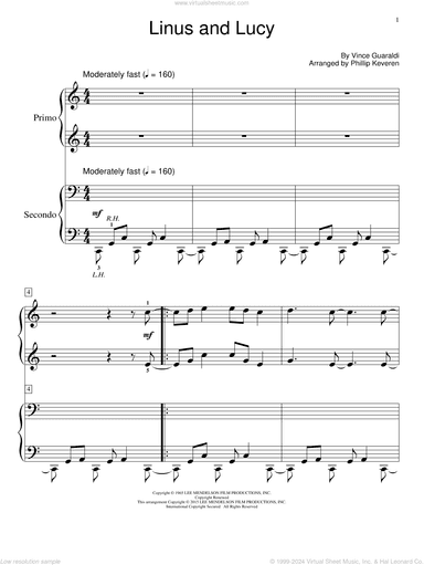 Linus And Lucy (arr. Phillip Keveren)