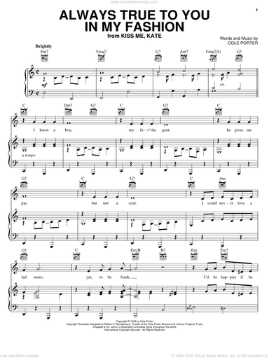 Always True To You In My Fashion (from Kiss Me, Kate)
