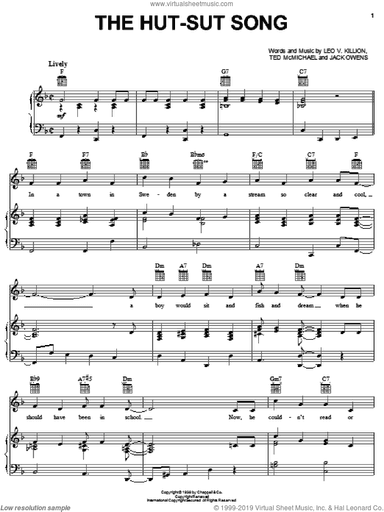 The Hut-Sut Song