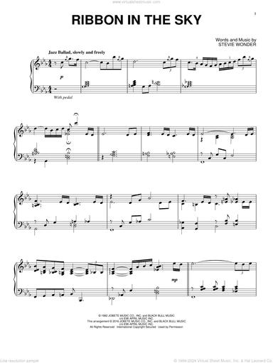 Ribbon In The Sky [Jazz version]