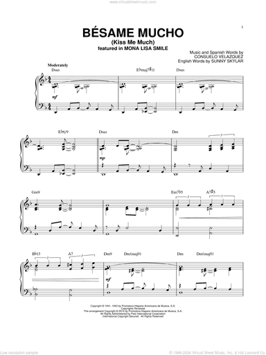 Besame Mucho (Kiss Me Much) [Jazz version] (arr. Brent Edstrom)