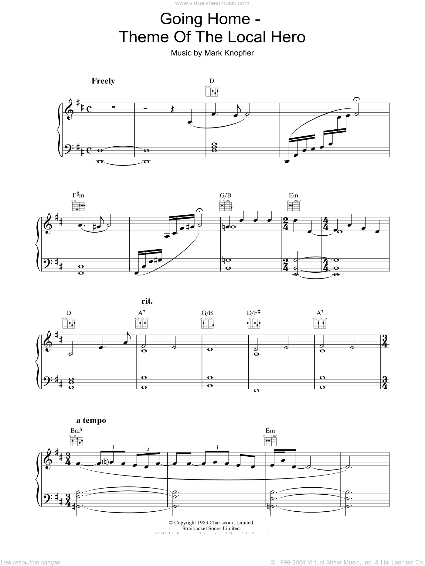Going Home (theme from Local Hero)