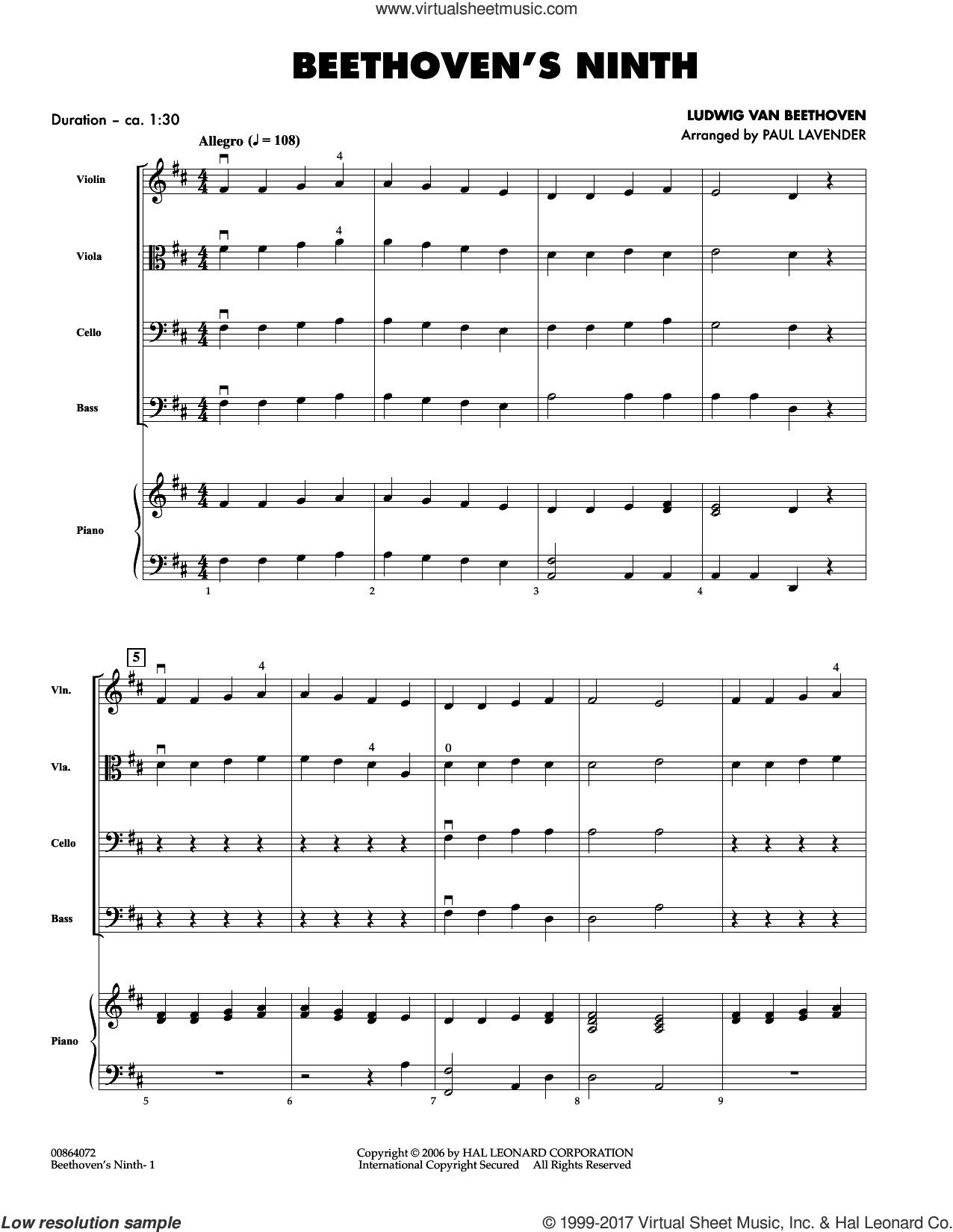 Beethoven's Ninth (COMPLETE)
