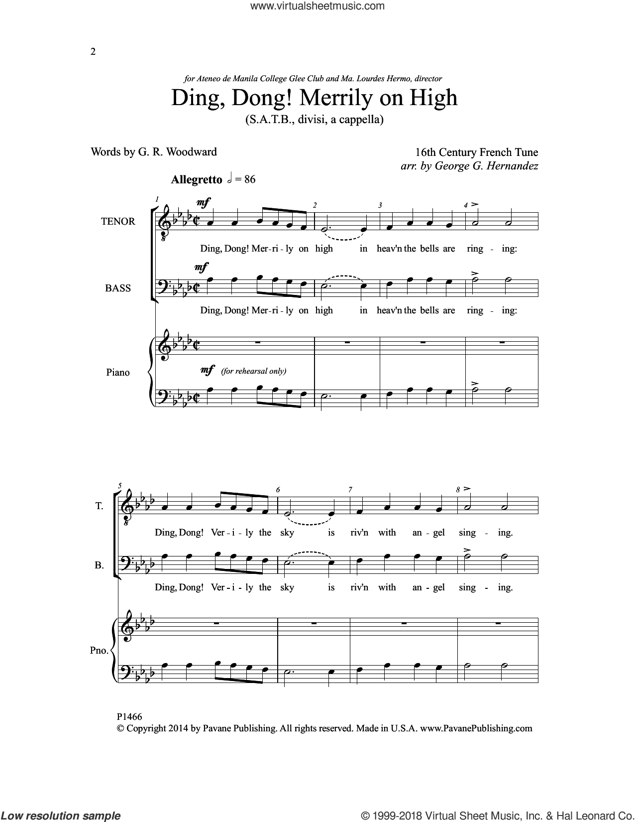 Ding, Dong! Merrily On High