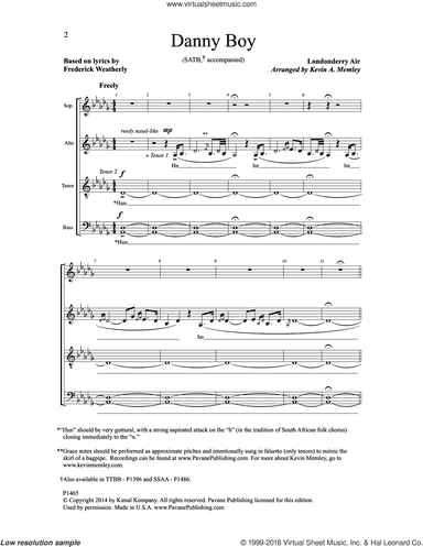 Danny Boy (arr. Kevin A. Memley)