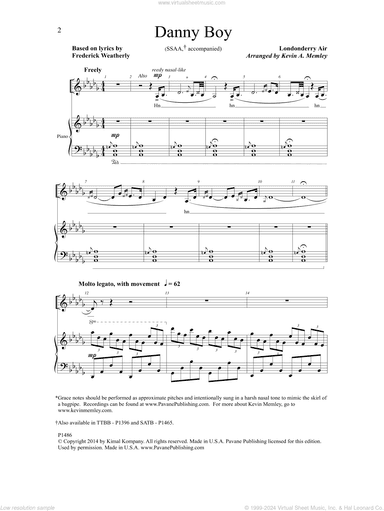 Danny Boy (arr. Kevin A. Memley)