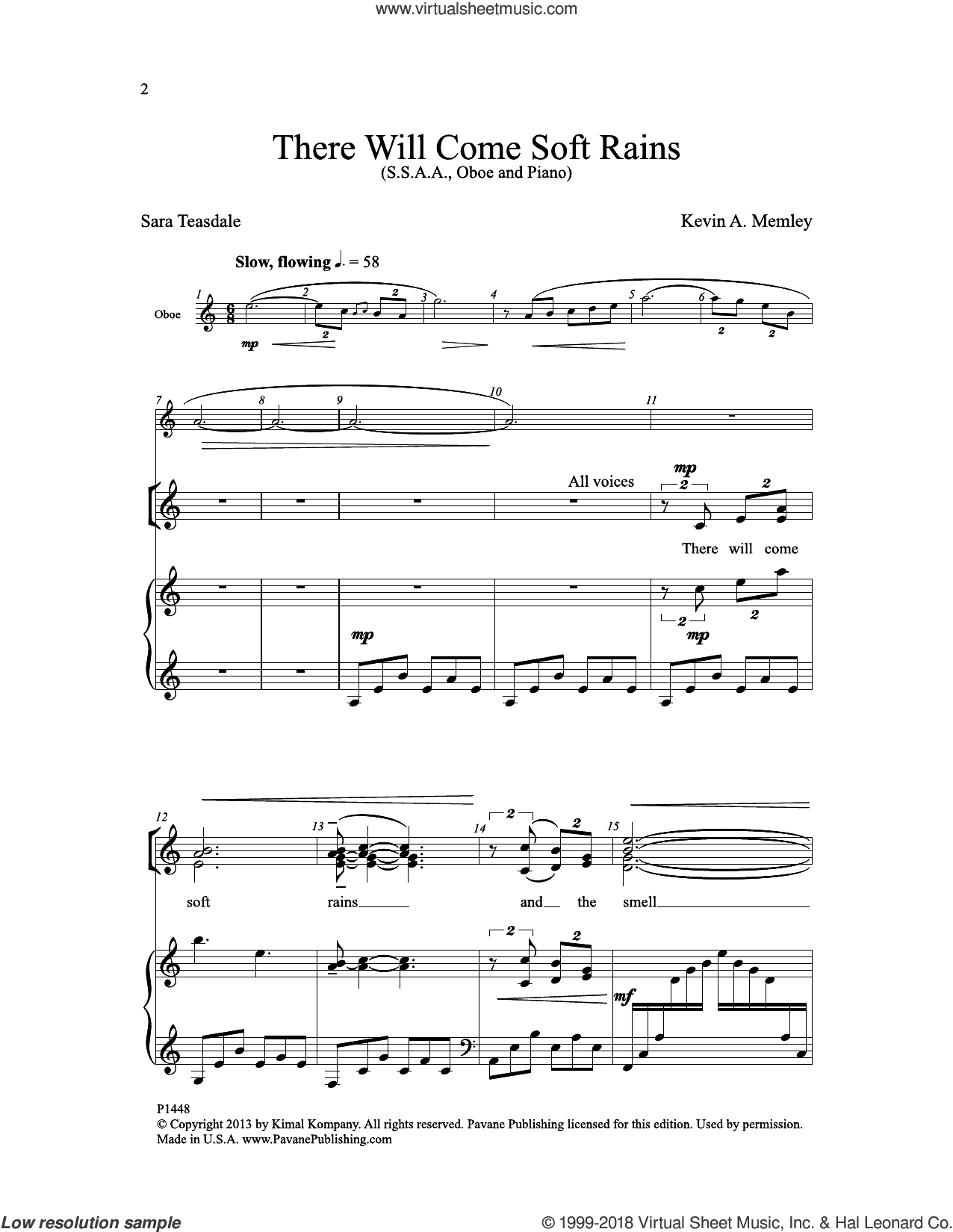 There Will Come Soft Rains (of War)