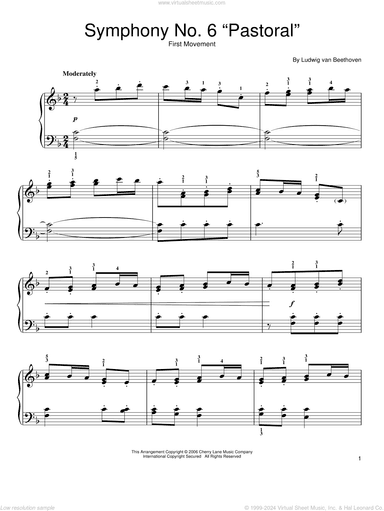 Symphony No. 6 In F Major ("Pastoral") First Movement