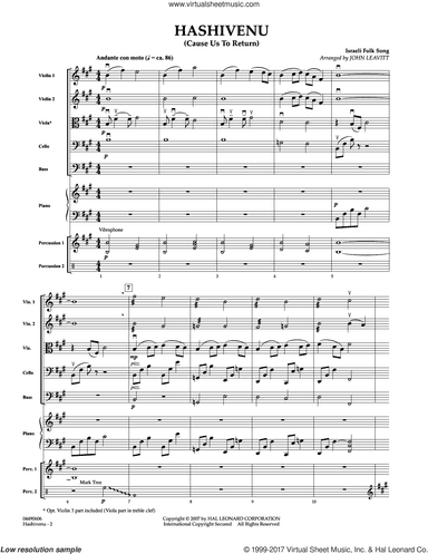 Hashivenu (Cause Us to Return) (COMPLETE)