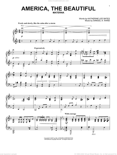 America, The Beautiful (arr. David Lantz III)