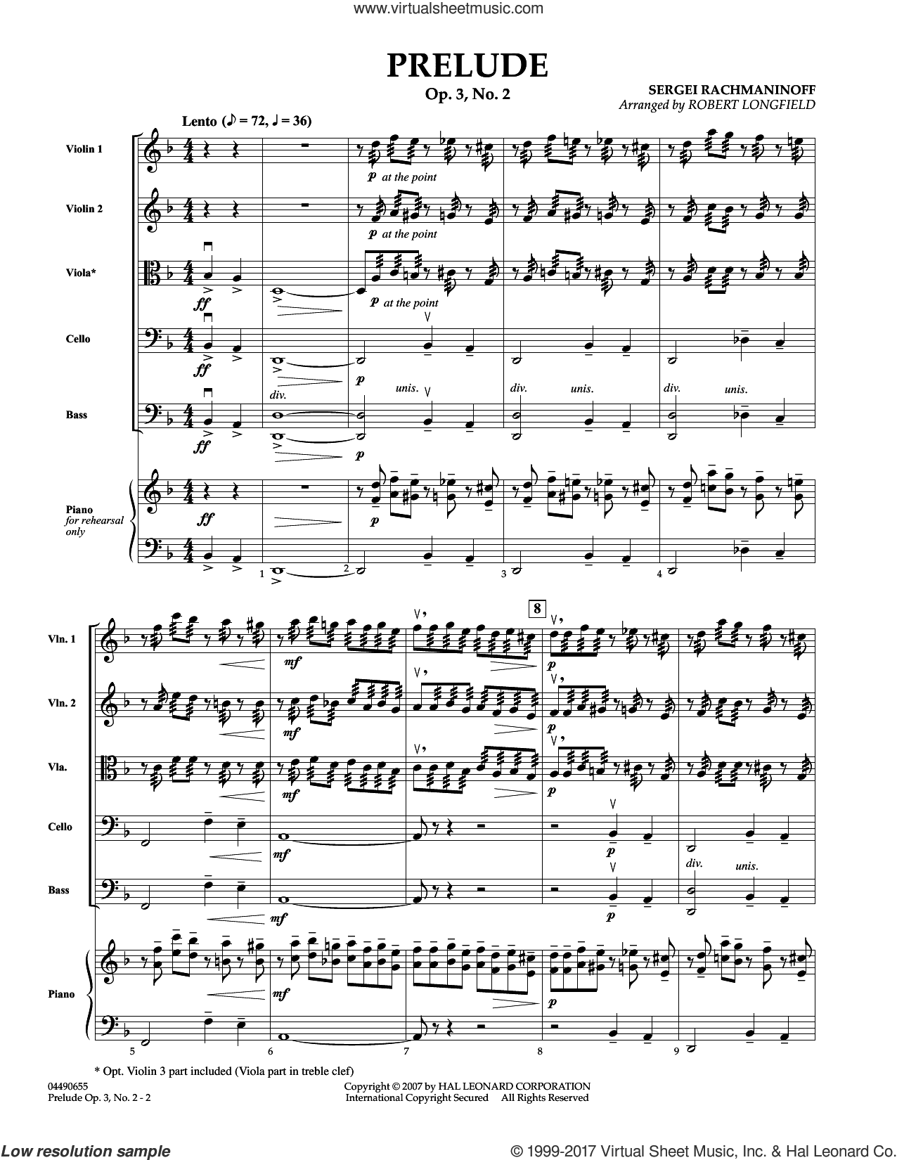 Prelude Op.3, No. 2 (COMPLETE)