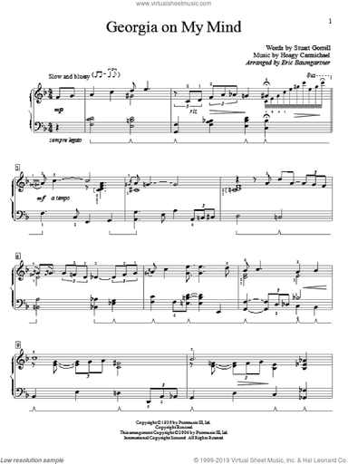 Georgia On My Mind, (beginner)