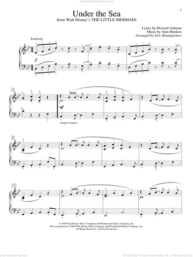 Under The Sea (from The Little Mermaid)