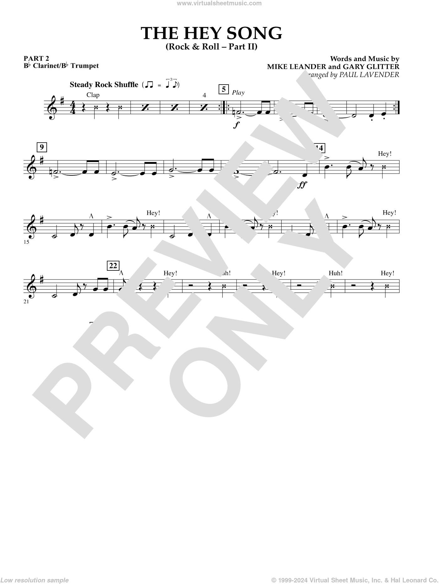 The Hey Song (Rock and Roll Part II) (Flex-Band)