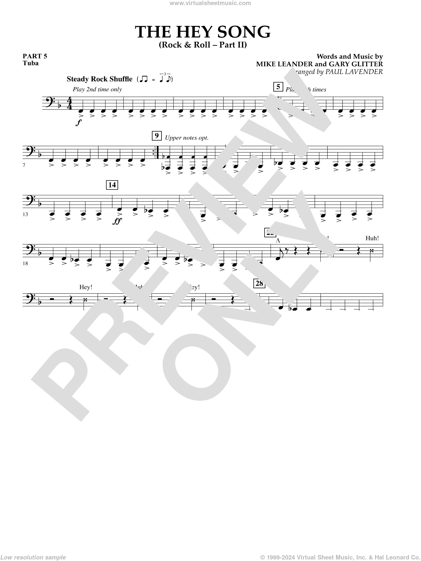 The Hey Song (Rock and Roll Part II) (Flex-Band)