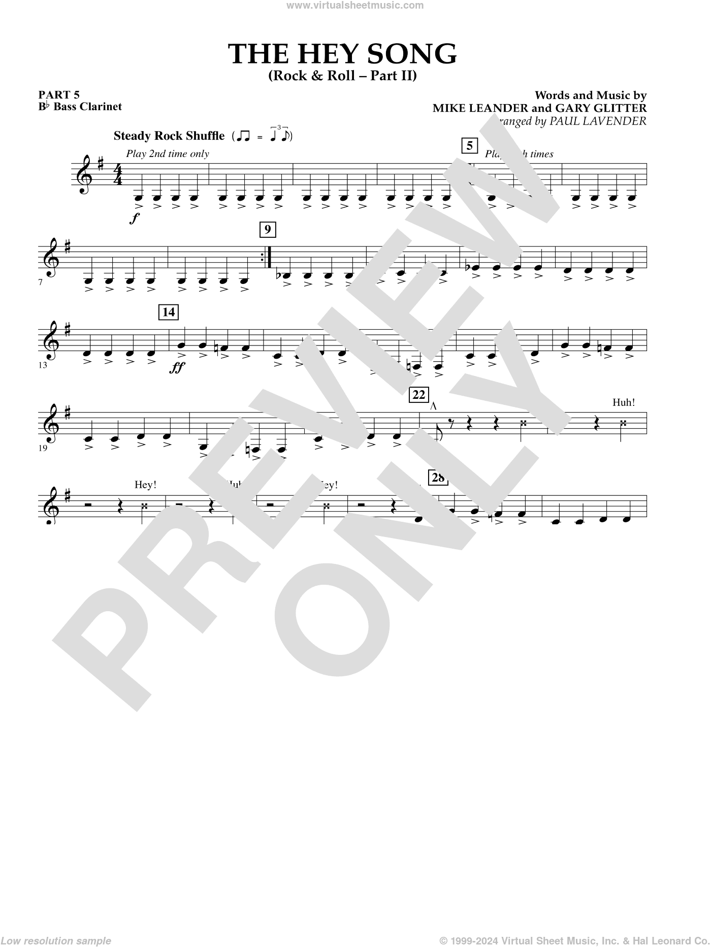The Hey Song (Rock and Roll Part II) (Flex-Band)