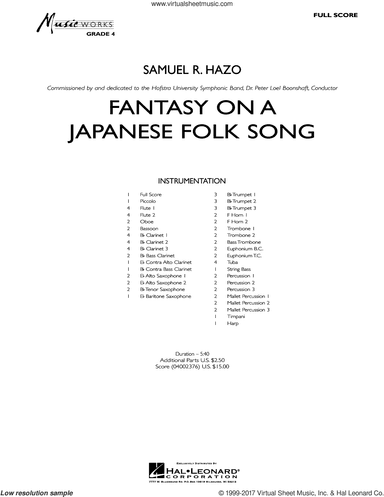 Fantasy On A Japanese Folk Song (COMPLETE)