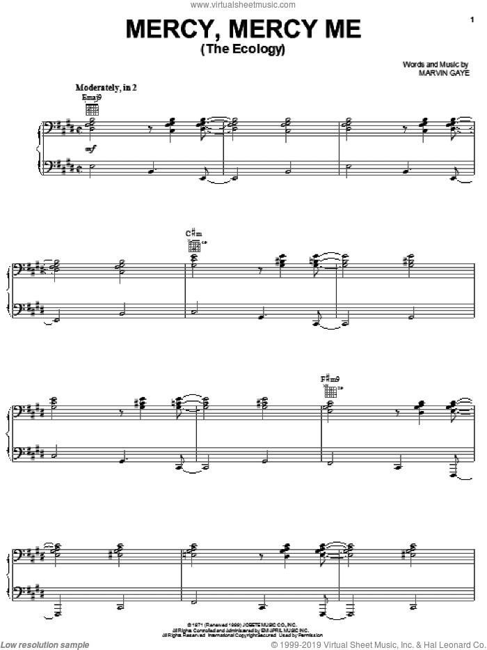 Mercy, Mercy Me (The Ecology)