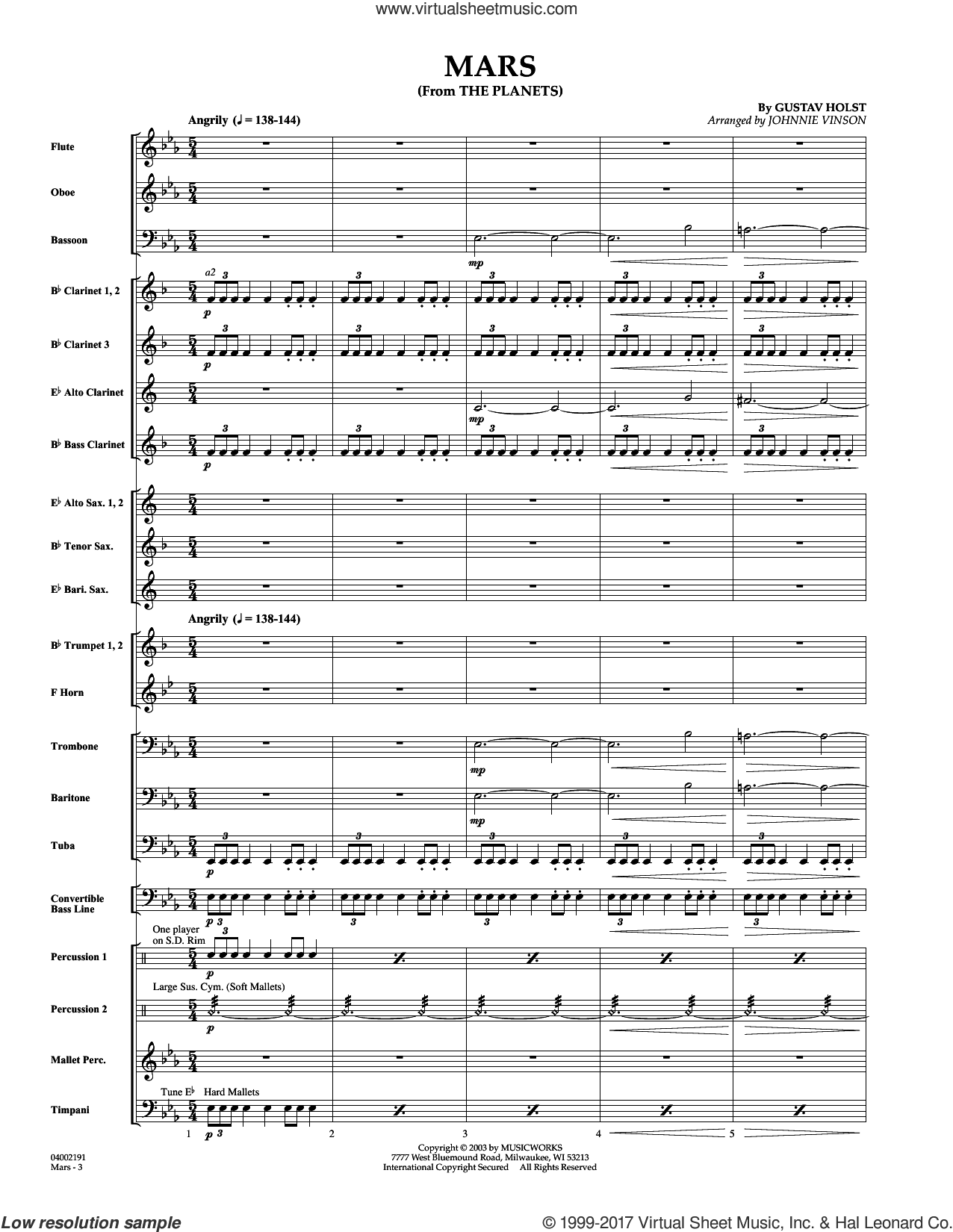 Mars (from The Planets) (COMPLETE)