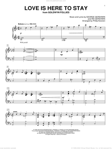 Love Is Here To Stay (arr. Phillip Keveren)