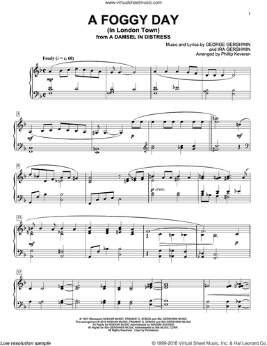 A Foggy Day (In London Town) (arr. Phillip Keveren)