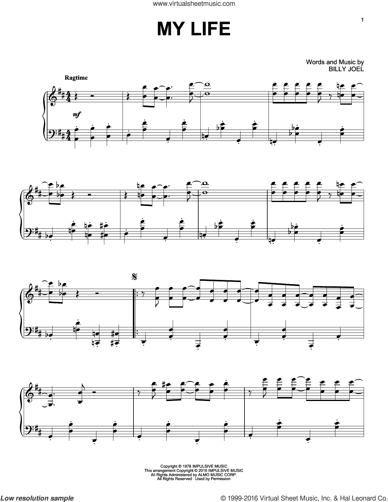My Life [Jazz version]